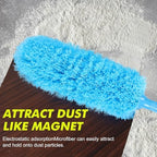 Rainbow Extendable Static Duster Reusable Microfiber Duster with 100" Telescoping Pole, Beandable and Washable Dusters Head for Cleaning Ceiling, Fan, Furniture - Image 6