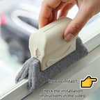 Multi-Functional Window Track Cleaner - Window Groove Cleaning Brush Tools with Corner Scraper & Detachable Brush, Portable for Crevice - Sill Scrub Brush Tool for Bathroom, Kitchen Tiles, Door Slots - Image 2