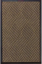 M+A Matting - 2295750035 WaterHog Eco Premier | Commercial-Grade Entrance Mat with Diamond Pattern & Rubber Border | Indoor/Outdoor, Quick-Drying, Stain Resistant Door Mat (Chestnut, 3x5) - Image 2