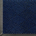 M+A Matting WaterHog Max Diamond | Commercial-Grade Entrance Mat with Diamond Pattern & Rubber Border | Indoor/Outdoor, Quick-Drying, Stain Resistant Door Mat (Indigo, 4' x 6') by MAMatting