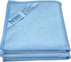 Longmann Window Cleaning Cloth, Glass Cloth, Cleaning Cloth, Streaks Schatches Free (Blue 2 Pack) by Longmann