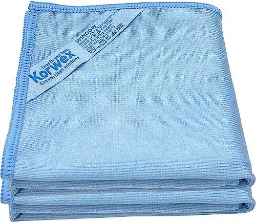 Longmann Window Cleaning Cloth, Glass Cloth, Cleaning Cloth, Streaks Schatches Free (Blue 2 Pack) by Longmann