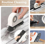 2 in 1 Window Track Cleaning Brush Tools (Orange) - Image 3