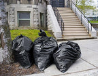 Tasker 44-45 Gallon Trash Bags Heavy Duty, Commercial & Office Garbage Bags - Image 2