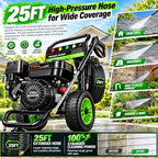 4200PSI 4.0GPM Gas Pressure Washer, Heavy Duty Power Washer, Commercial Gas Powered Pressure Washer for Driveways, Cars, Decks, Patios, Siding and Outdoor Cleaning (Dark Black) - Image 6