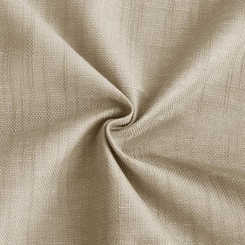 NICETOWN Linen 100% Blackout Curtain for Front Back Door - Image 6