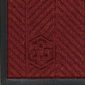 M+A Matting WaterHog Max Diamond | Commercial-Grade Entrance Mat with Diamond Pattern & Rubber Border | Indoor/Outdoor, Quick-Drying, Stain Resistant Door Mat (Maroon, 6' x 6') by MAMatting