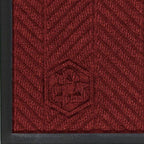 M+A Matting 2295 WaterHog Eco Premier Polyester Fiber Entrance Indoor/Outdoor Floor Mat, SBR Rubber Backing, 6' Length x 6' Width, 3/8" Thick, Chestnut Brown by MAMatting