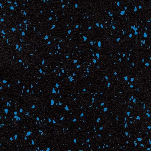 American Floor Mats 3/8in (9mm) Thick 10% Blue 4' x 6' Heavy Duty Rubber Rolls, Protective Exercise Mats, Home Gym Rubber Flooring - Image 4