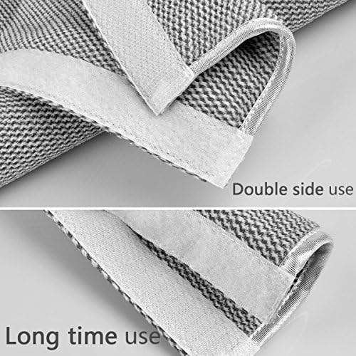 OUGAR8 Refrigerator Door Handle Cover Electrical Kitchen Appliances Gloves Fridge Microwave Dishwasher Door Cloth Protector-Catches Drip,Fingerprint Dust Cover (5pcs, Gray Plush) - Image 5