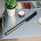 Everdure 2-in-1 Pizza Oven Brush and Scraper Tool - for Hard to Reach Areas and Keeping Your Oven Fresh and Clean - Nylon Bristles, Stainless Steel Spatula, Long Handle - Outdoor Pizza Oven Essential - Image 2