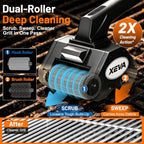 Grill Cleaner Cordless Rechargeable for Home Garden - Image 2