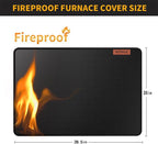 Stove Top Covers For Electric Stove Mat, Heat Resistant Mat for Glass Cooktop Double-Sided Fireproof Waterproof Oilproof 28.5 x 20 Inches Black - Image 2