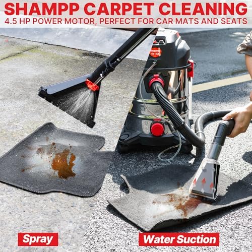 Shop-Vac 5-Gallon 4.5 Peak HP 3-in-1 Wet/Dry/Upholstery Shampoo Vacuum - Image 5