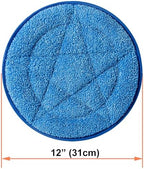 HHQ Microfiber Carpet Bonnet Pads Compatible with Oreck Orbiter Pads and Brushes, 12" & 13" Floor Buffer Pads, 2 Pack - Image 2