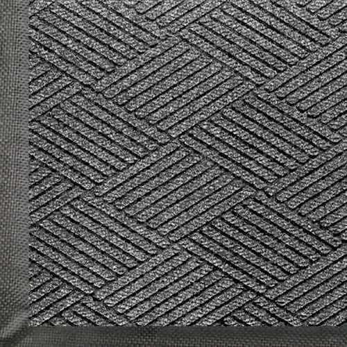 M+A Matting WaterHog Max Diamond | Commercial-Grade Entrance Mat with Diamond Pattern & Rubber Border | Indoor/Outdoor, Quick-Drying, Stain Resistant Door Mat (Grey Ash, 4' x 8.4') by MAMatting