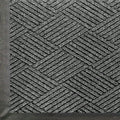 M+A Matting 2295 WaterHog Eco Premier PET Polyester Fiber Entrance Indoor/Outdoor Floor Mat, SBR Rubber Backing, 12.2' Length x 6' Width, 3/8" Thick, Grey Ash by MAMatting