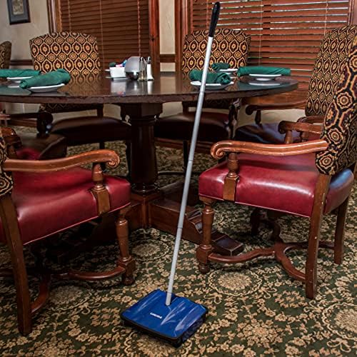 Carlisle FoodService Products Duo-Sweeper Rubberized Carpet and Floor Sweeper – Efficient Manual Cleaning for Restaurants with Low Pile Carpets - Image 4