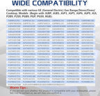 WB29K10023 Medium Burner Cap Replacement for GE Gas Range/Stove 2 Pack - Image 6