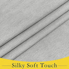 NICETOWN Privacy French Linen 100% Blackout Door Window Curtains - Image 5