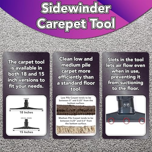 Sidewinder 15" Attachment Kit for use with Backpack Vacuums - Image 4