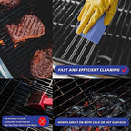 Multiuse Magic Cleaning Stone Barbecue Grill Cleaner Griddle Scraper for Removing Stains BBQ Grease，4 Pack Blue Clean Block Clean Brick Cleaning Brush for Flattops Cookers Pool Racks Toilet Utensils - Image 2