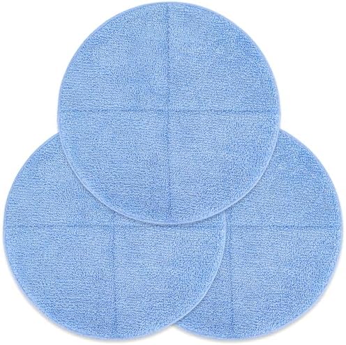 Commercial 20 Inch Microfiber Carpet Bonnet Floor Machines Pads Compatible with Floor Machine: 3 Packs Microfiber Carpet Bonnet Floor Buffer Pads by BeiLan