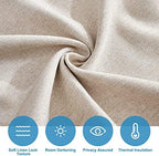 RYB HOME Privacy French Door Curtains for Back Glass Door Inside House - Image 5