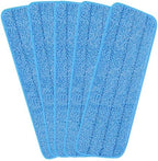 16.5 inch Reusable Mop Pads Microfiber Spray Mop Replacement Heads for Wet/Dry Mops Compatible with Bona Floor Care System (5 Pack) by H-Gamely