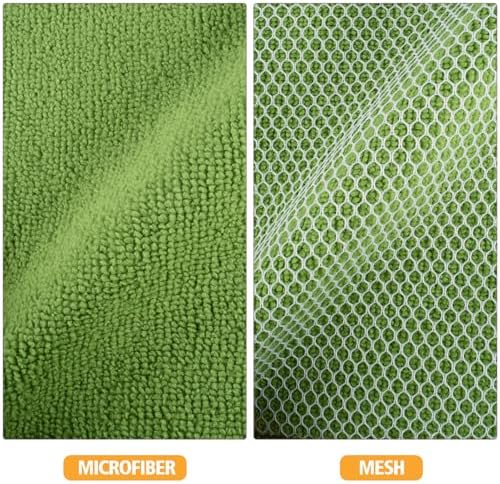 KinHwa Dish Cloths for Washing Dishes with Scrub Side, Microfiber Dish Rags - Image 6