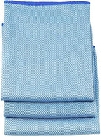 Unger Professional 18” x 18” Large Professional-Grade Microfiber Cloth Towels, 3 Pack, Multi-Purpose Wet and Dry Cleaning Cloths for Kitchen, Bath, Auto, Appliances, Car Supplies by Unger