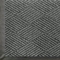 M+A Matting 2295 WaterHog Eco Premier Polyester Fiber Entrance Indoor/Outdoor Floor Mat, SBR Rubber Backing, 6' Length x 6' Width, 3/8" Thick, Grey Ash by MAMatting