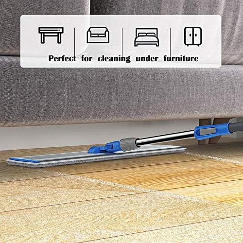 24 in Microfiber Wet & Dry Mops Heavy Duty Commercial Flat Floor Mop - Image 5