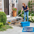 Unger Professional Lock-On EZ Extend Pro Telescopic Pole, Extension 2.6’ to 5.3’, Telescoping Pole for Floor & Surface Cleaning, Use with Lock-On Brushes and Broom Head Cleaning Tools, Indoor/Outdoor - Image 3