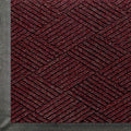 WaterHog Eco Premier | Commercial-Grade Entrance Mat with Diamond Pattern & Rubber Border | Indoor/Outdoor, Quick-Drying, Stain Resistant Door Mat (Maroon, 3x8.4) by MAMatting