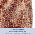 Redecker Copper Cleaning Cloth, XL Size – Large Non-Scratch Scrubber for Pots, Pans, Grill & Kitchen Surfaces – Reusable Copper Cloth for Heavy Cleaning, Made in Netherlands - Image 3
