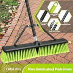TidyBliss 24” Wide Push Broom Outdoor Heavy Duty with 63” Long Handle - Image 5