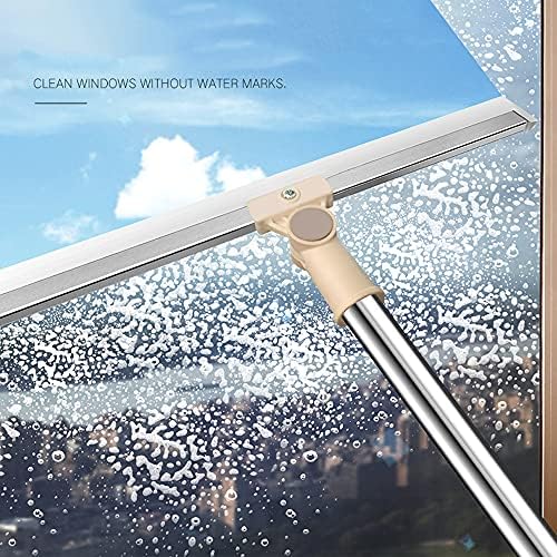 20 in Silicone Floor Squeegee 65 in Long Handle for Floor Window Cleaning - Image 4