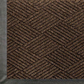 WaterHog Eco Premier | Commercial-Grade Entrance Mat with Diamond Pattern & Rubber Border | Indoor/Outdoor, Quick-Drying, Stain Resistant Door Mat (Chestnut Brown, 2x3) by MAMatting