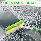 4-in-1 Window Cleaning Kit with Storage Bag, 79'' Window Squeegee Cleaner Tool with Extension Pole, Professional Window Washing Equipment for Home, Outdoor Windows, Glass, Shower, Commercial - Image 6