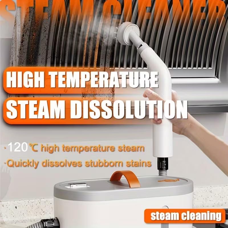 Steam Cleaner, Portable Handheld Steamer for Cleaning, Large Capacity Tank Pressurized Steam Cleaning Machine for Home, Car, Bathroom, Kitchen, Furniture, Grout, Floor, Tile - Image 2