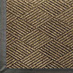 M+A Matting WaterHog Max Diamond | Commercial-Grade Entrance Mat with Diamond Pattern & Rubber Border | Indoor/Outdoor, Quick-Drying, Stain Resistant Door Mat (Khaki, 3' x 4') by MAMatting
