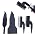 4pcs Reciprocating Saw Spatula Brush Set, Reciprotools Attachments and Adapters Nylon Wire Alloy Steel Cleaning Tool Multifunctional Carbon Steel Tile Ground Mud(Black) - Image 5